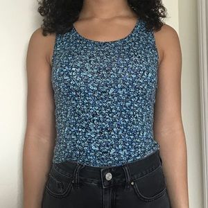 Floral Print Crop Top